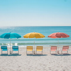 umbrellas on the beach