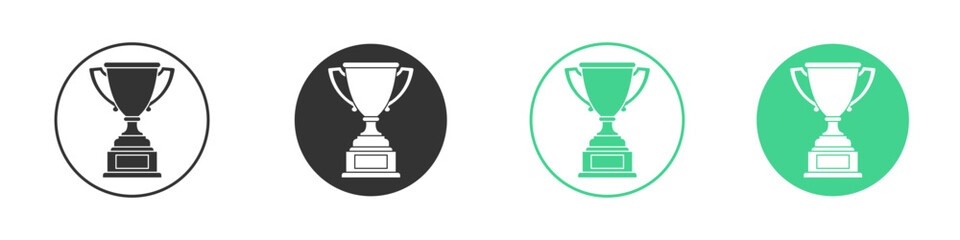 Swoosh Cup icon Minimal Flat Line Vector Icon Set.