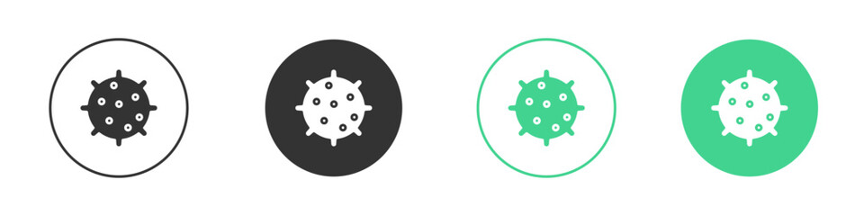 Massage ball icon Minimal Flat Line Vector Icon Set.