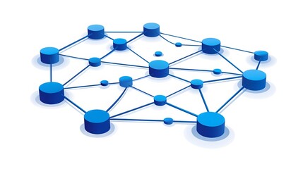 Abstract Network Connection Nodes Global System