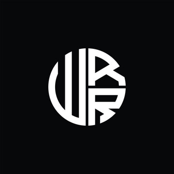 WRR logo WRR icon WRR monogram WRR letter minimalist Circle flat Unique modern abstract logo design.