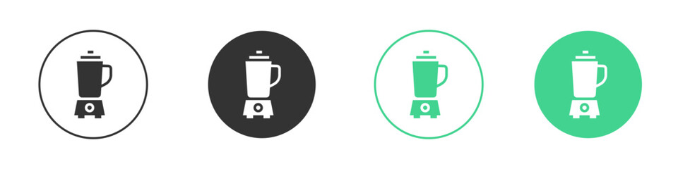 Blender icon Minimal Flat Line Vector Icon Set.