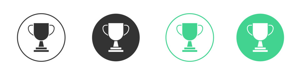 Award icon Minimal Flat Line Vector Icon Set.