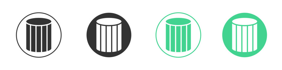 Air filter icon Minimal Flat Line Vector Icon Set.