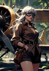 Video Game cover art, artistic look for game concept, action and adventure games.