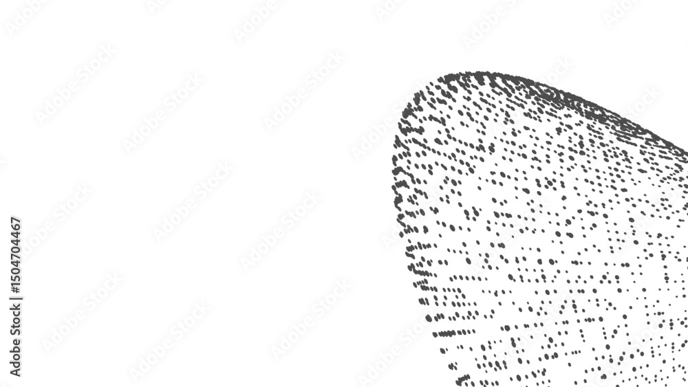 Fototapete Technology background with copy space. Abstract shape. Dots connected by lines. Minimalist mesh. Abstract polygonal shape.