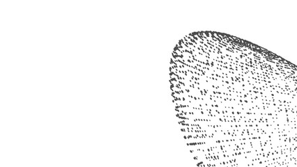 Technology background with copy space. Abstract shape. Dots connected by lines. Minimalist mesh. Abstract polygonal shape.