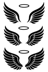 Angel Wings Silhouette