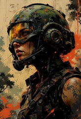 Video Game cover art, artistic look for game concept, action and adventure games.