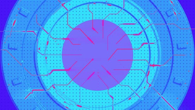 blue radar screen loop