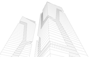 Fototapeta premium modern office buildings