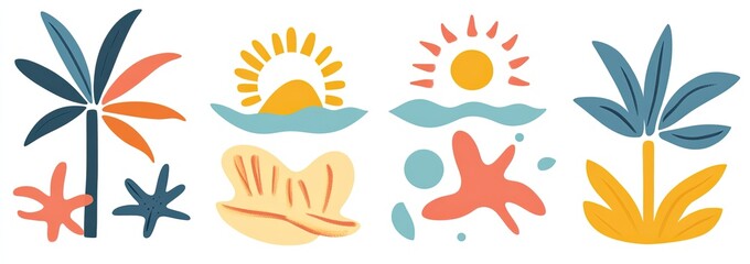 Summery Tropical Scene