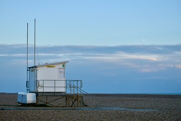 Eastbourne beach lifeguard hut closed during off season