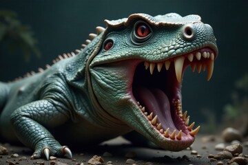 Massive jaws, sharp teeth, open mouth, reptile, predator, alligator, hunting