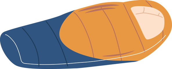 Touristic sleeping bag alpinist equipment