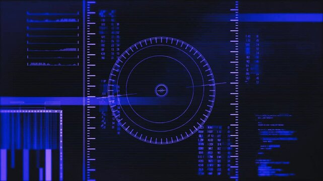 blue binary code background