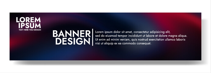 Modern banner design with a volcanic eruption inspired background