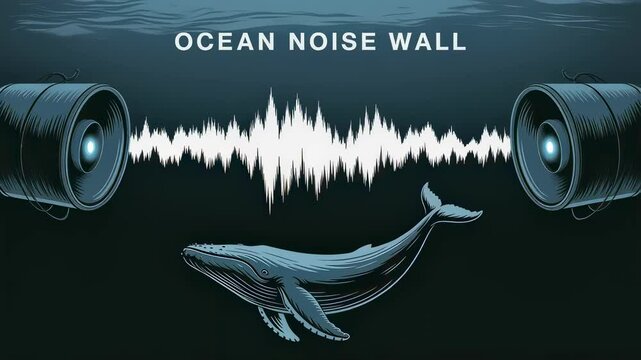 Underwater noise pollution from sonar and other sources creates a barrier to whale communication, disrupting their navigation, feeding, and social interactions