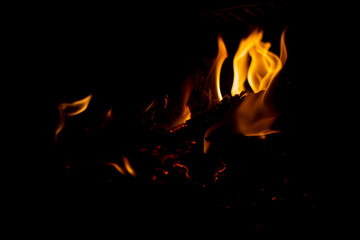 Fototapeta premium FUEGO NOCTURNO