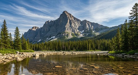a mountain range