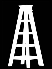 shelf ladder clipping mask transparent background 