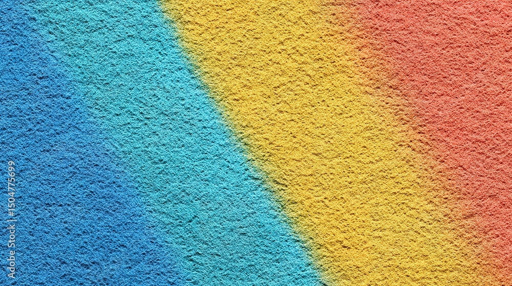 Poster multicolored textured surface with diagonal gradient.