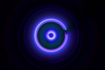 Music Dj concept. Trail of fire and smoke on vinyl record. Burning vinyl disk. Turntable vinyl record play Selective focus