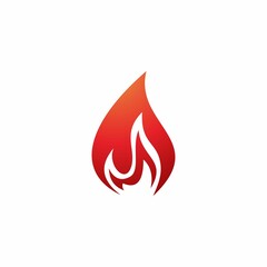 fire vector illustration Simple, elegant vector