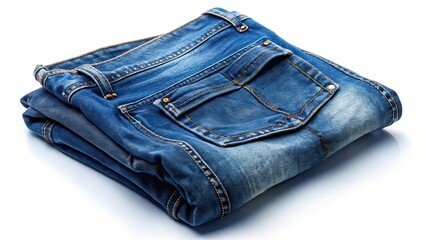 Folded Denim Jeans Back - Business Fashion Sale