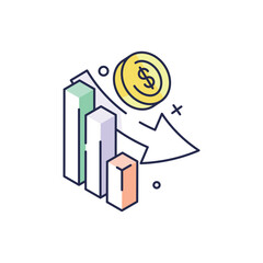 Decrease Icon vector