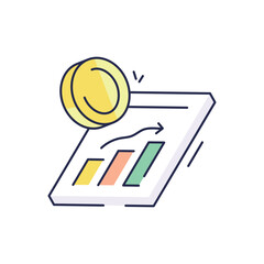 Profit Icon vector