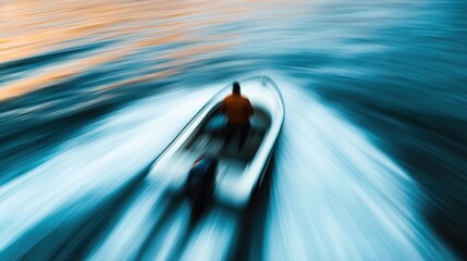 Fast boat on the water