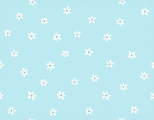 シンプルな花が描かれたレトロな模様