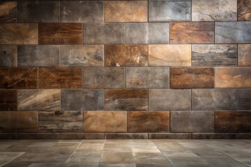 Elegant Stone Wall and Floor Background with Subtle Texture Variations