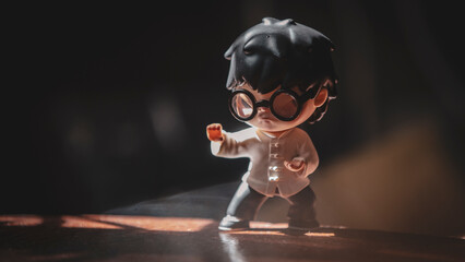 Fototapeta premium May 16 , 2025 - Mini Figure POPMART x Hirono x Clot Series - Chiang Mai , Thailand