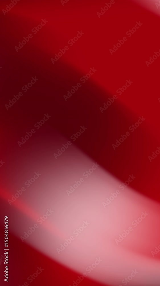 Poster animated phone background showcasing a red and white abstract motion, suitable for strong visual ide