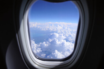 view from airplane window