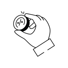 Percentage Icon vector