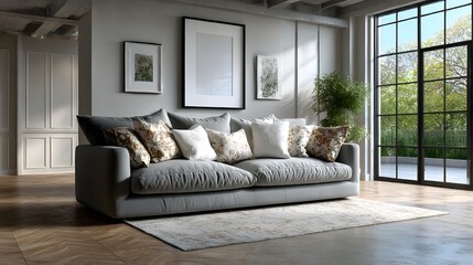 Fototapeta premium living room interior