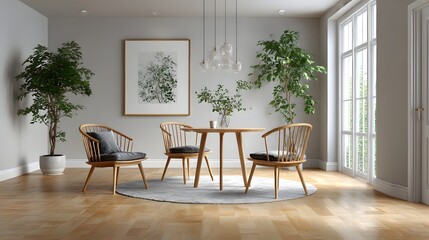 modern dining room