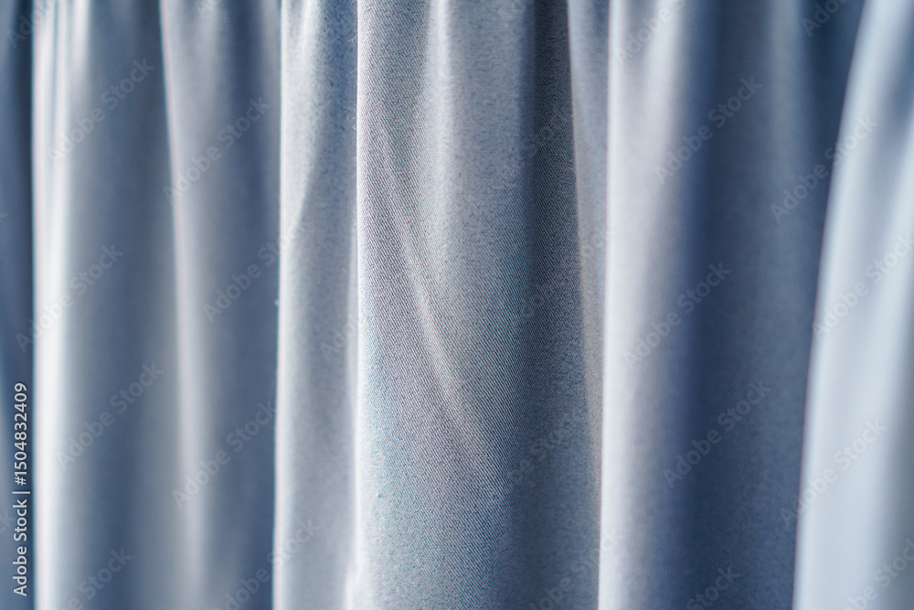 Aufkleber a soft, calming image featuring draped fabric, with gentle folds creating a tranquil scene. perfect 
