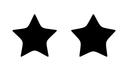 Star icon vector. rating sign and symbol. favourite star icon