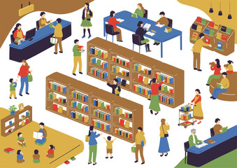 図書館の風景