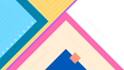 ABSTRACT BACKGROUND ELEGANT FLAT COLORFUL WITH TRIANGLE GEOMETRIC SHAPES TEMPLATE DESIGN VECTOR  
