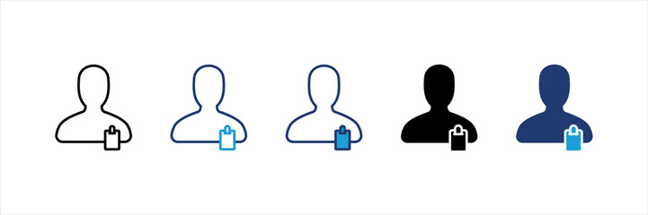 Staff Multi Style Icon Set