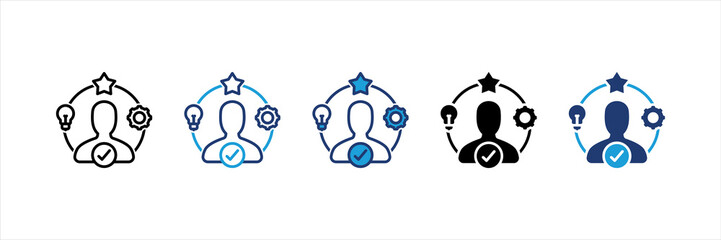 Experience Multi Style Icon Set