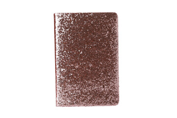 PNG, Pink notebook, isolated on white background