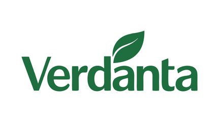 Verdanta Logo - Green Leaf Design