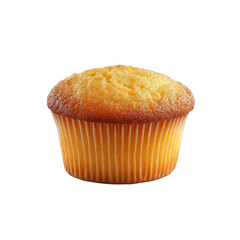 Delicious Golden Brown Muffin in Paper Liner