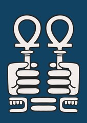 Black and white doodle illustration